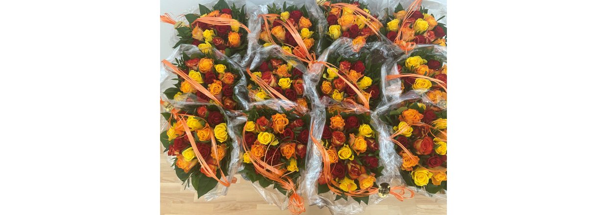 Sttteforeningen sender sknne blomster og lkker chokolade til patienter og prrende